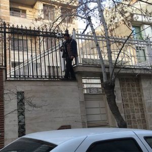 نصب دوربین در اقبالیه قزوین