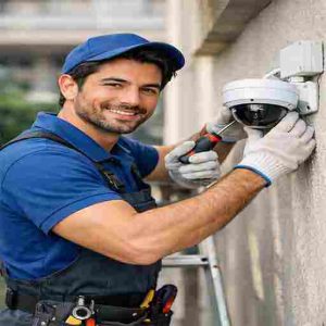 نصاب دوربین مداربسته آقای شیخی در قزوین